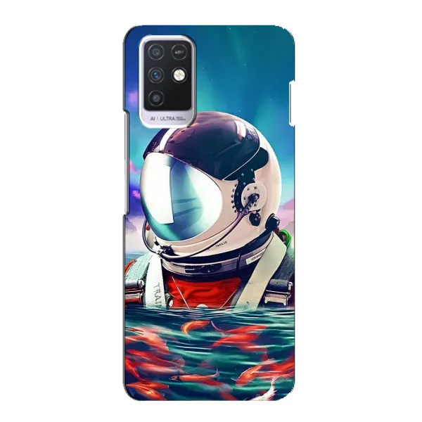 Чехол с рисунком «Космонавт в воде» для Infinix Note 10 Чехол с рисунком «Космонавт в воде» для Infinix Note 10