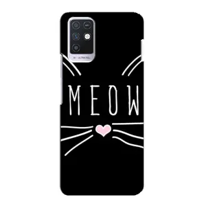 Бампер с изображением Котиков для Инфиникс Нот 10 (КОТИК MEOW)