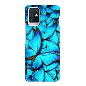 Силиконовый бампер с картинкой животных для Infinix Note 10 (Крылья бабочек)