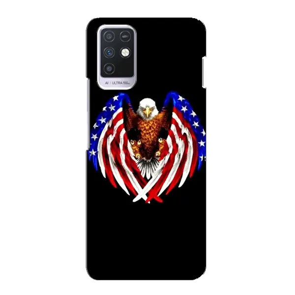 Чехол с рисунком «Крылья США» для Infinix Note 10 Чехол с рисунком «Крылья США» для Infinix Note 10