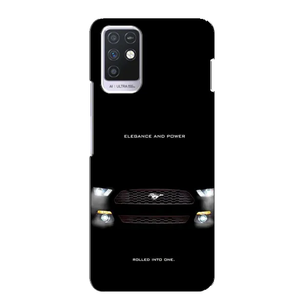 Чехол с рисунком «Черный Land Rover» для Infinix Note 10