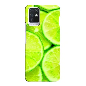 Чохол з зображенням смачної їжі для Infinix Note 10 (Лайм)