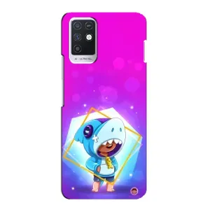 Чохол Бравл Старс для Infinix Note 10 (Леон у костюмі Акули)
