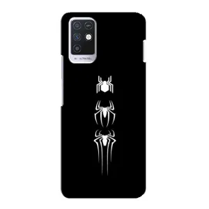Чехол Супергерой Человека Паука на Infinix Note 10 (Лого паука)