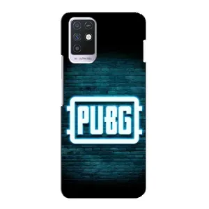 Чехол (TPU) с картинкой "Лого Пабг" на Инфиникс Нот 10 (Лого PUBG)
