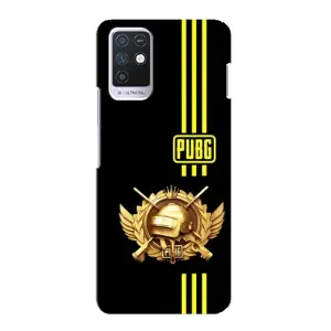 Чехол (TPU) с картинкой "Лого Пабг" на Инфиникс Нот 10 (Лого PUPG)