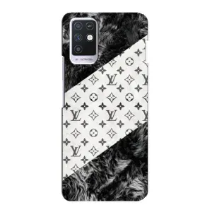 Чехол Стиль Louis Vuitton на Infinix Note 10 (LV на белом)