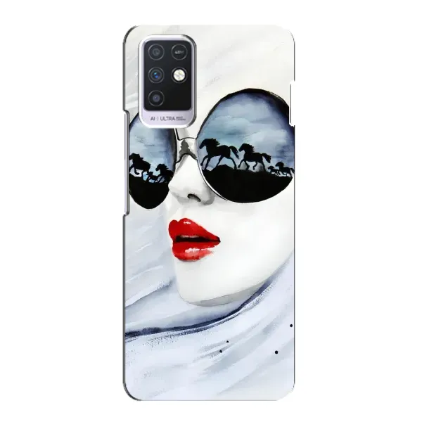 Чехол с рисунком «Любительница коней» для Infinix Note 10 Чехол с рисунком «Любительница коней» для Infinix Note 10