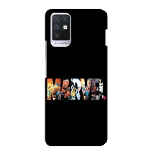 Силиконовый Чехол для Infinix Note 10 (MARVEL)