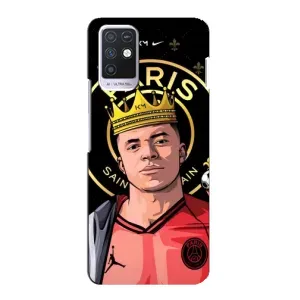 Чехол (TPU) с Футболистом на Infinix Note 10 (Mbappe King)