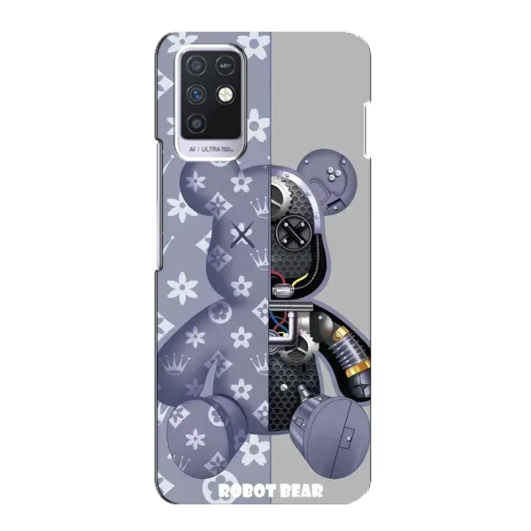 Чехол с рисунком «Медведь Louis Vuitton» для Infinix Note 10
