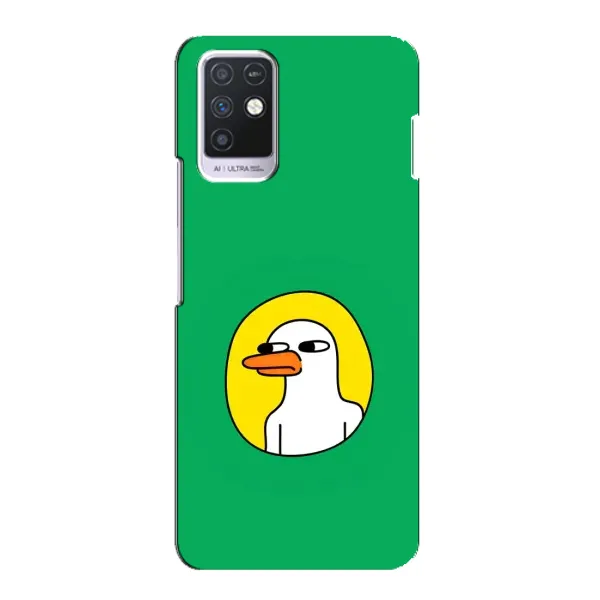 Чехол с рисунком «Мем Утка» для Infinix Note 10 Чехол с рисунком «Мем Утка» для Infinix Note 10