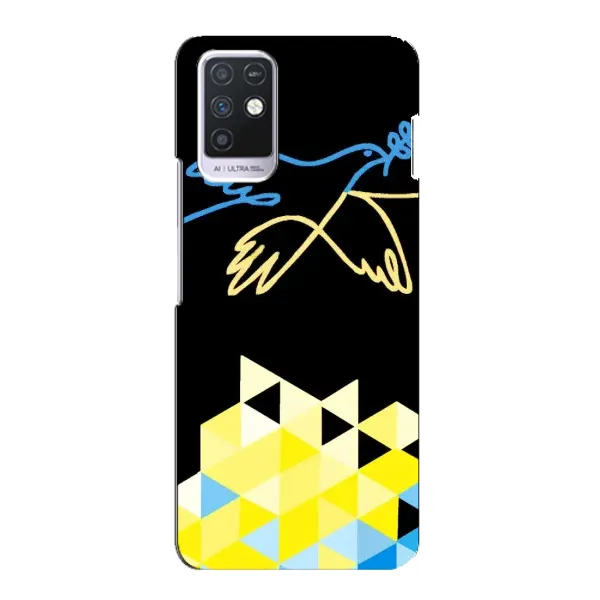 Чехол с рисунком «Мир для Украины» для Infinix Note 10 Чехол с рисунком «Мир для Украины» для Infinix Note 10