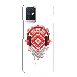 Силиконовый Чехол на Infinix Note 10 с картинкой Вышиванки (Модная вышиванка)