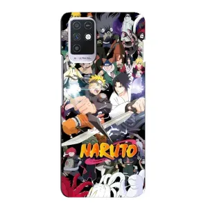 Купить Чехлы на телефон с принтом Anime для Infinix Note 10 (Наруто постер)
