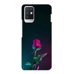 Чехлы с принтом Розочки для Infinix Note 10 (Ночная роза)