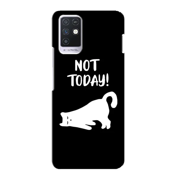 Чехол с рисунком «Not Today» для Infinix Note 10 Чехол с рисунком «Not Today» для Infinix Note 10