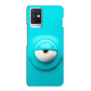 Силиконовые Чехлы (смешные стикеры) для Infinix Note 10 (Одноглазик)