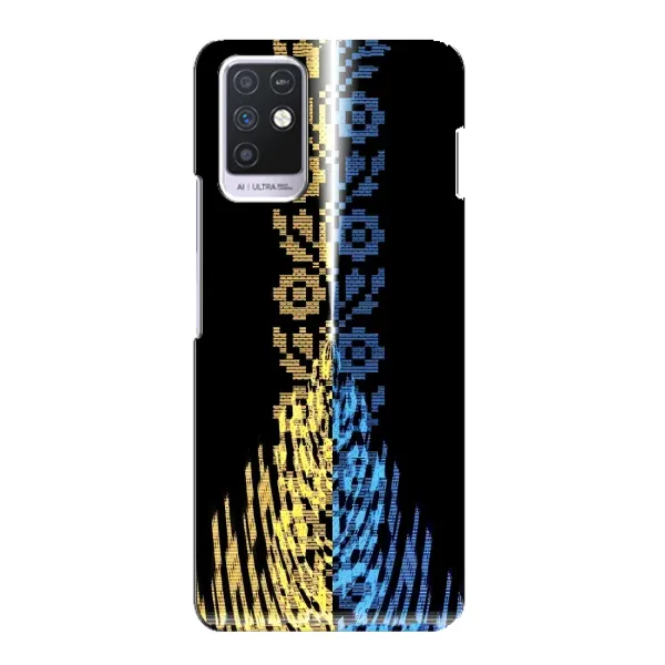 Чехол с рисунком «Патриотическая вышиванка» для Infinix Note 10 Чехол с рисунком «Патриотическая вышиванка» для Infinix Note 10