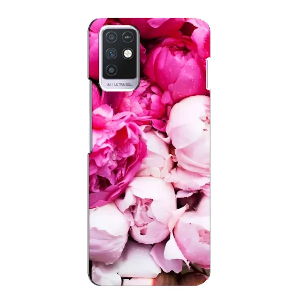 Чехол с рисунком «Пионы» для Infinix Note 10 Чехол с рисунком «Пионы» для Infinix Note 10