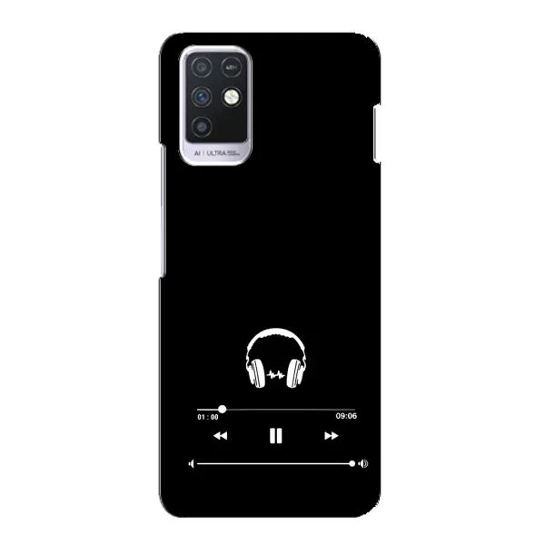 Чехол с рисунком «Плеер» для Infinix Note 10