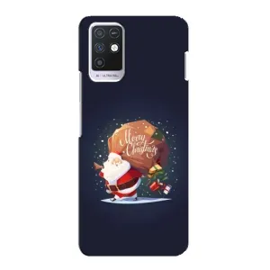 Чехол Санта Клаус для Infinix Note 10 (Подарки от Санты)