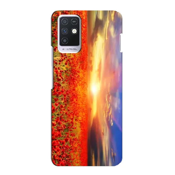 Чехол с рисунком «Поле тюльпанов» для Infinix Note 10 Чехол с рисунком «Поле тюльпанов» для Infinix Note 10