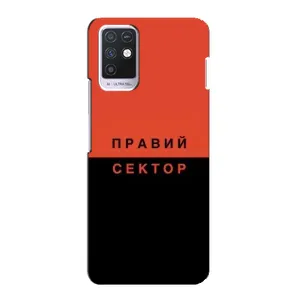Чехлы УПА (Красно-Чёрный) на Infinix Note 10 (Правый Серктор)
