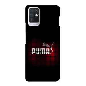 Чехол с Брендами одежды на Инфиникс Нот 10 (PUMA стиль)