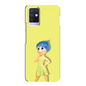 Чехол Головоломка для Infinix Note 10 - (AlphaPrint) (Радость)