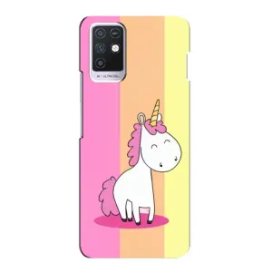 Чехол Unicorn на Infinix Note 10 (Радужный Единорог)