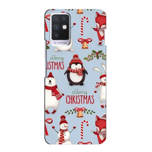 Чехол с рисунком «Рождественский» для Infinix Note 10 Чехол с рисунком «Рождественский» для Infinix Note 10