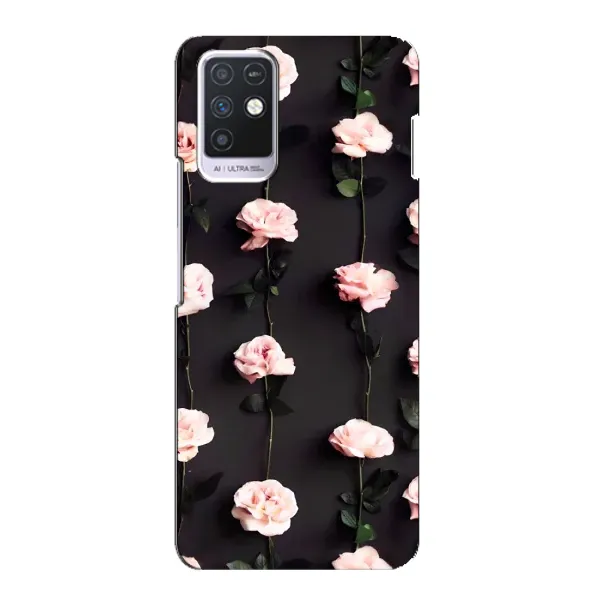 Чехол с рисунком «Розы» для Infinix Note 10