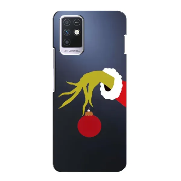Чехол с рисунком «Рука Гринча» для Infinix Note 10 Чехол с рисунком «Рука Гринча» для Infinix Note 10