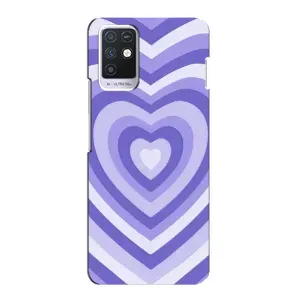 Чохли з тематикою "Маленькі Сердчеки" на Infinix Note 10 (Серце фіолет)