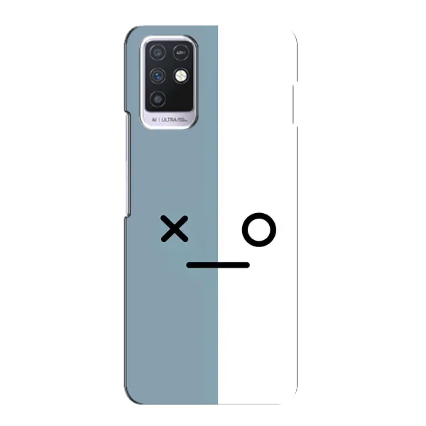 Чехол с рисунком «Серо-белый» для Infinix Note 10 Чехол с рисунком «Серо-белый» для Infinix Note 10