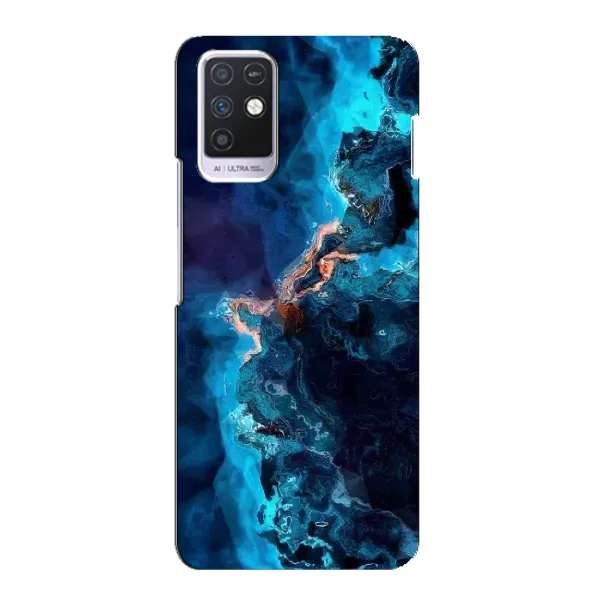 Чехол с рисунком «Синий мрамор» для Infinix Note 10 Чехол с рисунком «Синий мрамор» для Infinix Note 10