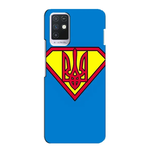 Чехол с рисунком «Super - Герб» для Infinix Note 10 Чехол с рисунком «Super - Герб» для Infinix Note 10