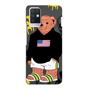 Чехлы Мишка Тедди для Инфиникс Нот 10 (Teddy USA)
