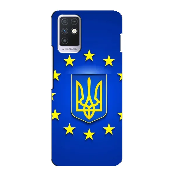 Чехол с рисунком «Украина это Европа» для Infinix Note 10 Чехол с рисунком «Украина это Европа» для Infinix Note 10