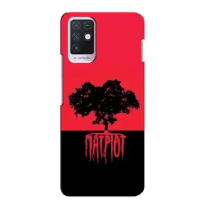 Чехлы УПА (Красно-Чёрный) на Infinix Note 10 (УПА Патриот)