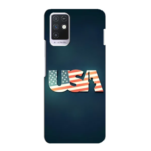 Чехол с рисунком «USA» для Infinix Note 10 Чехол с рисунком «USA» для Infinix Note 10