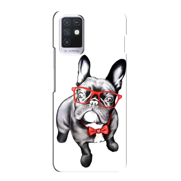 Чехол с рисунком «В очках» для Infinix Note 10 Чехол с рисунком «В очках» для Infinix Note 10