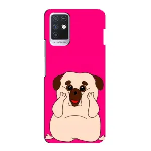 Чехол (ТПУ) Милые собачки для Infinix Note 10 (Веселый Мопсик)