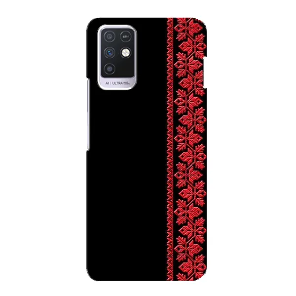 Чехол с рисунком «Вышиванка на черном» для Infinix Note 10 Чехол с рисунком «Вышиванка на черном» для Infinix Note 10