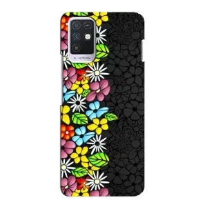 Чехол с Цветами для Infinix Note 10 (Яркие цветы)