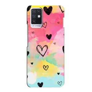 Чохли з тематикою "Маленькі Сердчеки" на Infinix Note 10 (Яскраві серця)