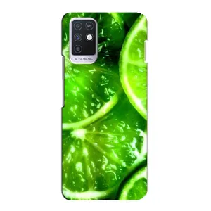 Чохол з зображенням смачної їжі для Infinix Note 10 (Яскравий Лайм)
