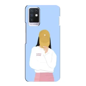 Силіконовый Чохол на Infinix Note 10 з картинкой Модных девушек (Жовта кепка)