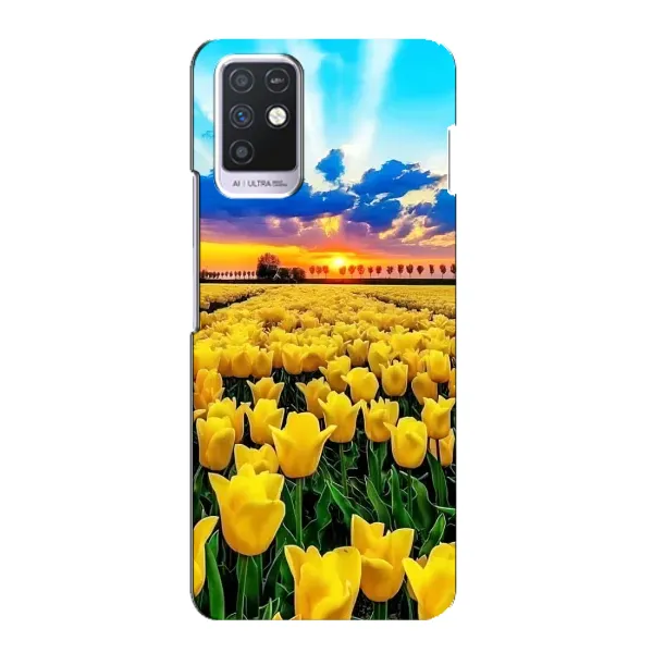 Чехол с рисунком «Желтые тюльпаны» для Infinix Note 10 Чехол с рисунком «Желтые тюльпаны» для Infinix Note 10